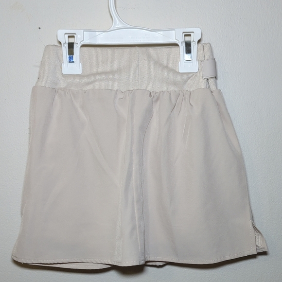 Violet Skye Cream Skort Set with RibbedTank Top, Zipper Pockets Girls Size M / 8 - Picture 6 of 6